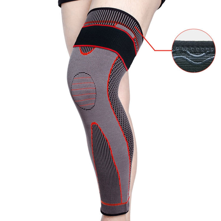 Nylon Knitted Riding Sports Extended Knee Pads, S