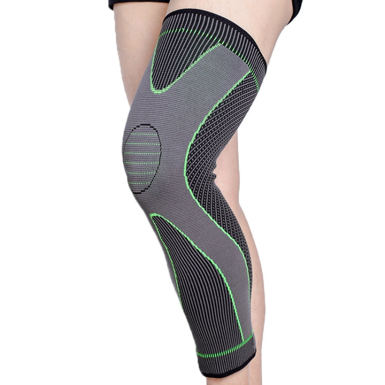 Nylon Knitted Riding Sports Extended Knee Pads, L