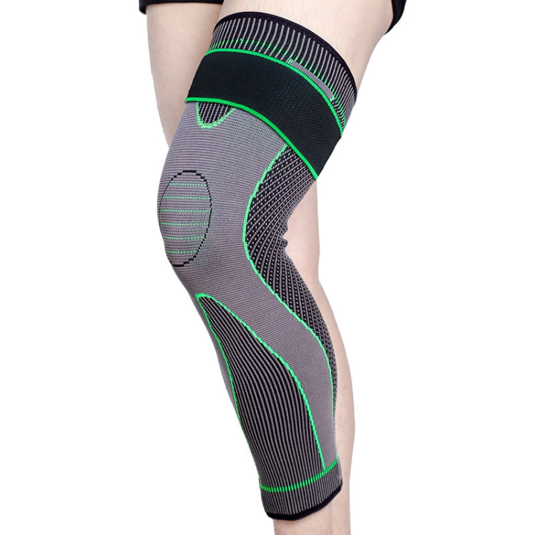 Nylon Knitted Riding Sports Extended Knee Pads, L