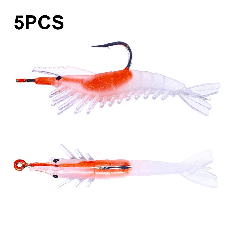 HENGJIA SO077 6cm 3g Lead Wrapped Shrimp Soft Lure Sea Bass Fake Lure, SO077 4, SO077 1, SO077 2, SO077 3