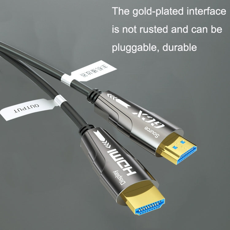 HDMI 2.0 Male To HDMI 2.0 Male 4K HD Active Optical Cable, Cable Length:, 1.8m(Grey), 3m(Grey), 5m(Grey), 8m(Grey), 10m(Grey), 15m(Grey), 20m(Grey), 25m(Grey), 30m(Grey), 35m(Grey), 40m(Grey), 45m(Grey), 50m(Grey), 60m(Grey), 70m(Grey), 80m(Grey)...