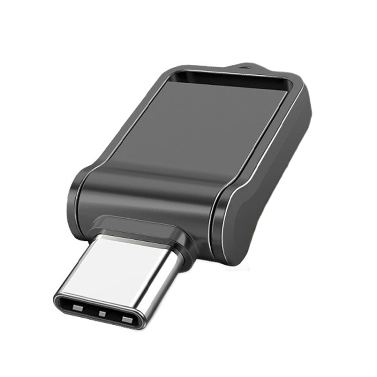 USB 2.0 + Type-C/USB-C High Speed ??Mini Computer and Phone Dual-purpose Rotary U Disk, 32GB, 64GB, 128GB