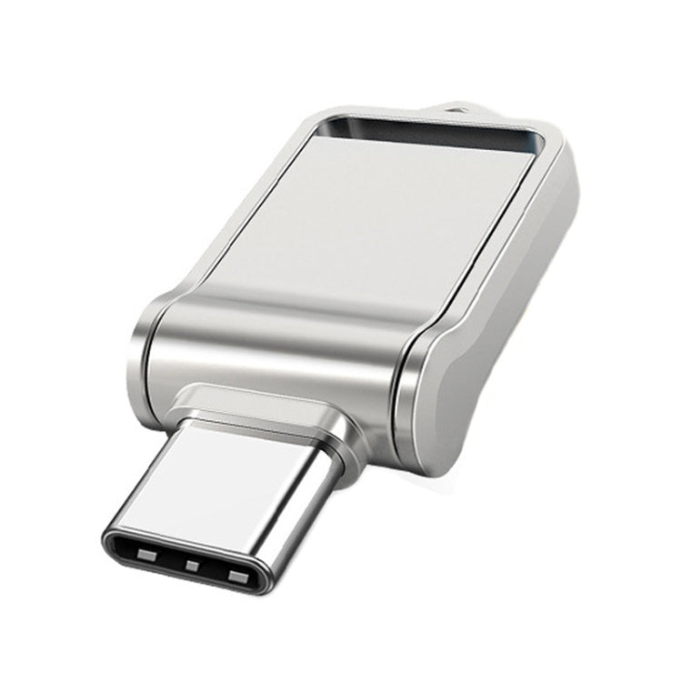 USB 2.0 + Type-C/USB-C High Speed ??Mini Computer and Phone Dual-purpose Rotary U Disk, 32GB, 64GB, 128GB