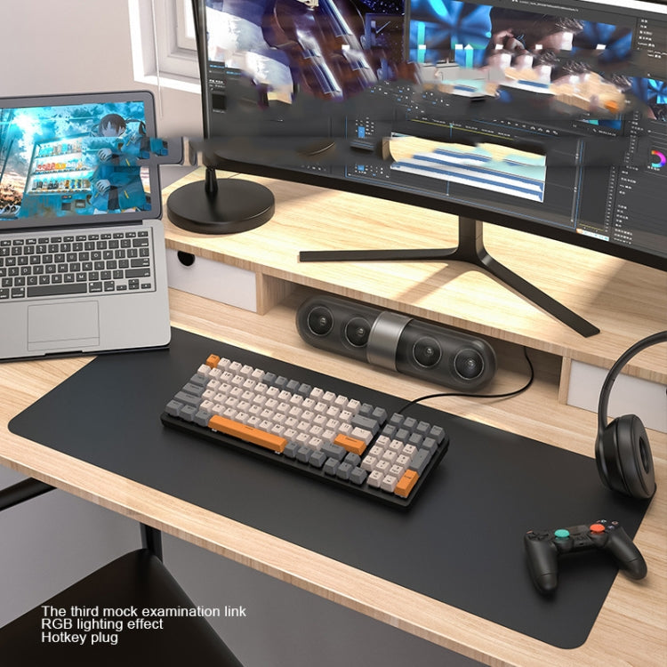 ZIYOU LANG  K3 100 Keys Game Glowing Wired Mechanical Keyboard, Cable Length: 1.5m, Style:, K3 Water Green Version Green Axis, K3  Water Green Version Red Axis, K3 Bee Version Red Axis, K3 Micro Light Hot Plug Version Red Axis...