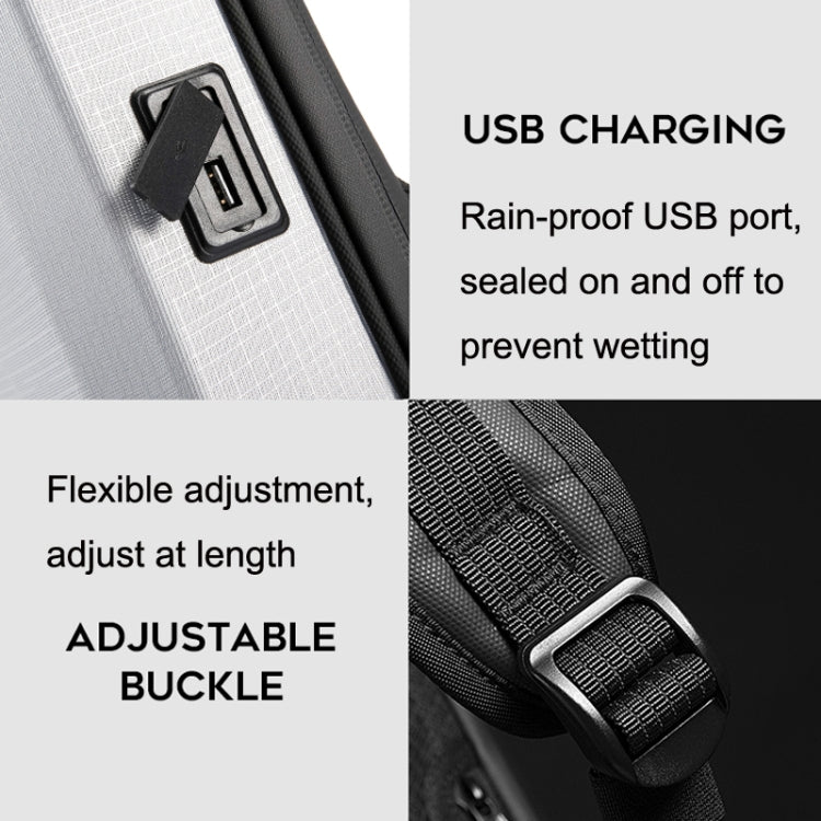 BANGE BG-2839 PC Hard Shell Gaming Computer Bag Business Waterproof Men Backpack, BG-2839 Black, BG-2839 Gold, BG-2839 Silver