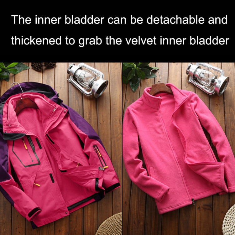LSM-121 Men Autumn And Winter Jackets Grab Fleece Inner Lining Outdoor Hiking Clothes, 3XL, 4XL, 5XL