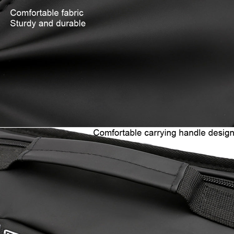 HAOSHUAI Outdoor Running Waist Bag With Reflecting Strip Chest Bag, 1100-6 Khaki, 1100-6 Dark Blue, 1100-6 Black)