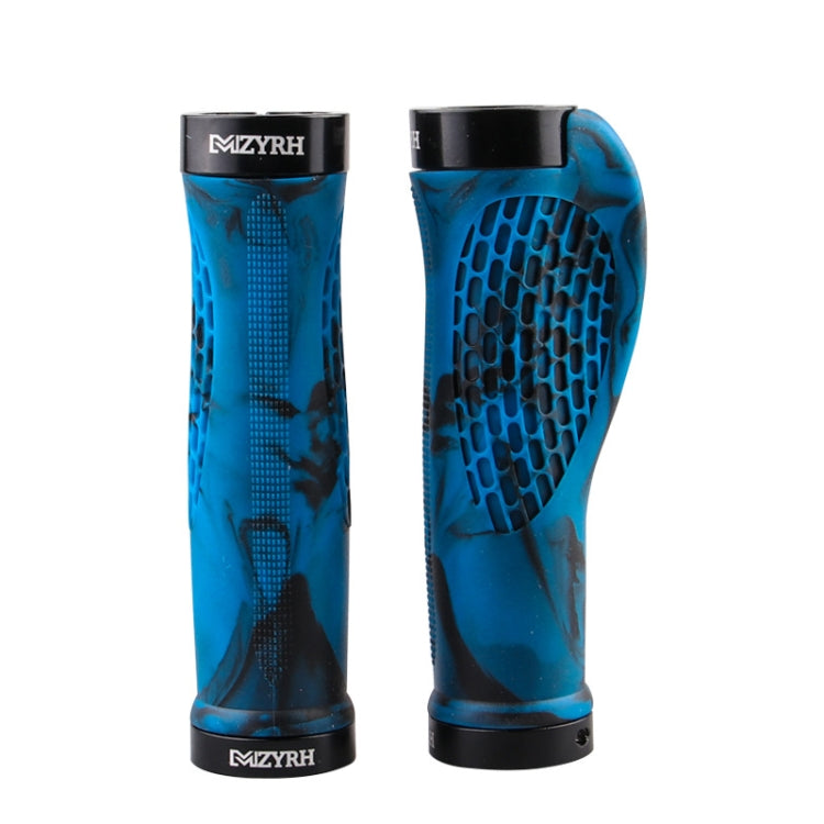 MZYRH 1pair Mountain Bike Bicycle Handlebar Grips Protective Covers, MZYRH  Black Blue, MZYRH White and Blue, MZYRH Black and Yellow, MZYRH Dark Green, MZYRH  Black and Red, MZYRH  Black and White