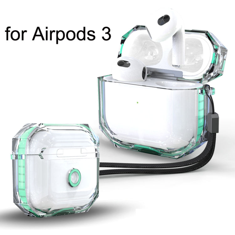For AirPods 3 RJT-AP-03 Transparent Anti-fall Bluetooth Earphone Protective Sleeve, For AirPods 3 White, For AirPods 3 Black