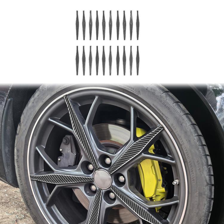 For Chevrolet Corvette C8 20pcs /Set Wheel Trim Stickers