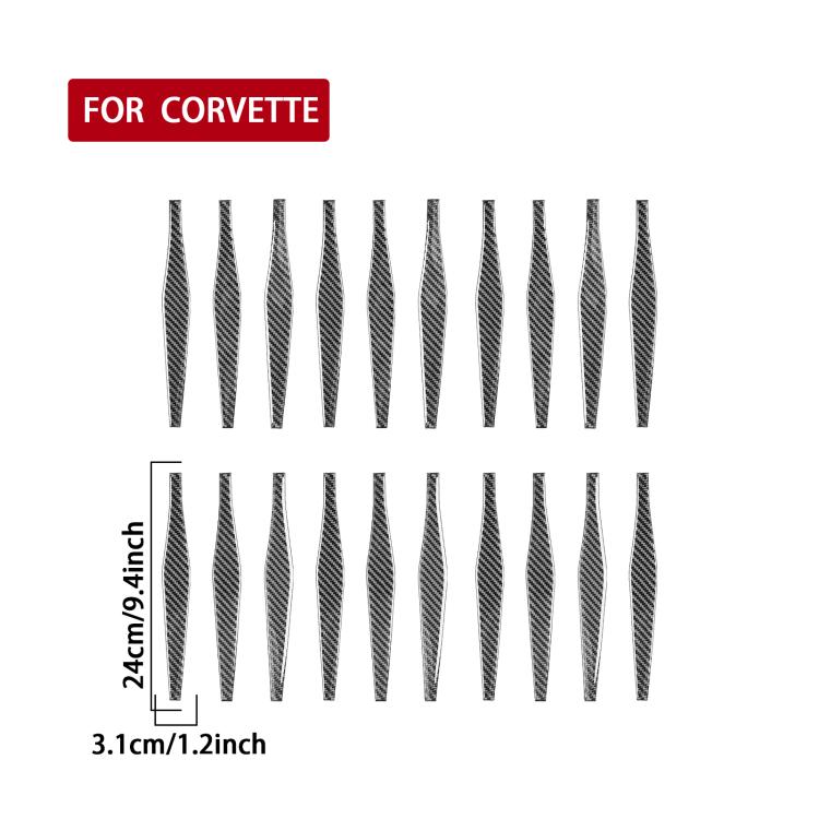 For Chevrolet Corvette C8 20pcs /Set Wheel Trim Stickers