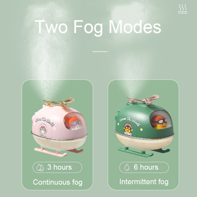 Icarerfamily IFJSQ07 Cartoon Nano Spray Atmosphere Night Light Humidifier, Spec:, Plug-in (Pink), Plug-in (Yellow), Plug-in (Green), Charging (Pink), Charging (Yellow), Charging (Green)