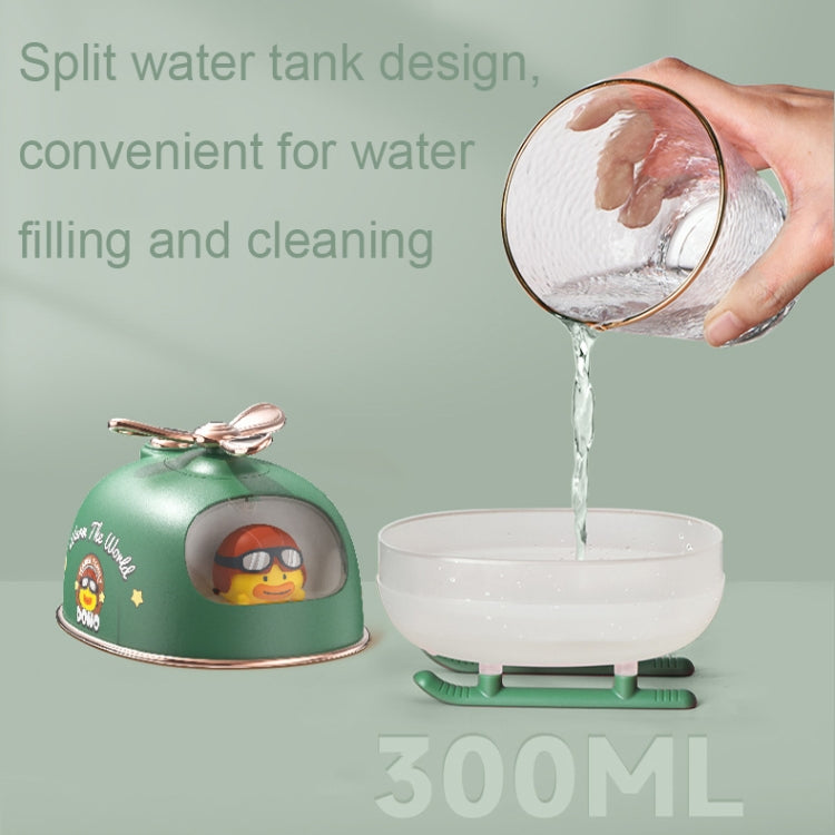 Icarerfamily IFJSQ07 Cartoon Nano Spray Atmosphere Night Light Humidifier, Spec:, Plug-in (Pink), Plug-in (Yellow), Plug-in (Green), Charging (Pink), Charging (Yellow), Charging (Green)