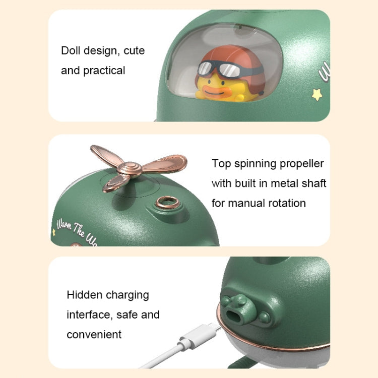 Icarerfamily IFJSQ07 Cartoon Nano Spray Atmosphere Night Light Humidifier, Spec:, Plug-in (Pink), Plug-in (Yellow), Plug-in (Green), Charging (Pink), Charging (Yellow), Charging (Green)