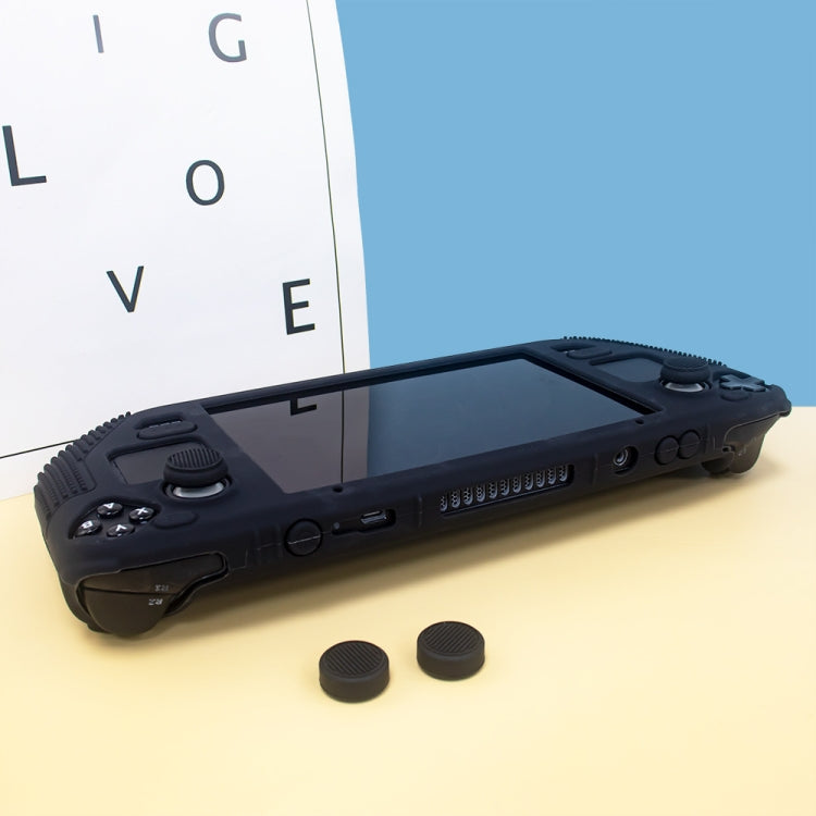 For Steam Deck V V4-1 Silicone Non-slip Protective Case for Pocket Consoles with Holder Function, V4-1(Green), V4-1(Blue), V4-1Black), V4-1(Red)