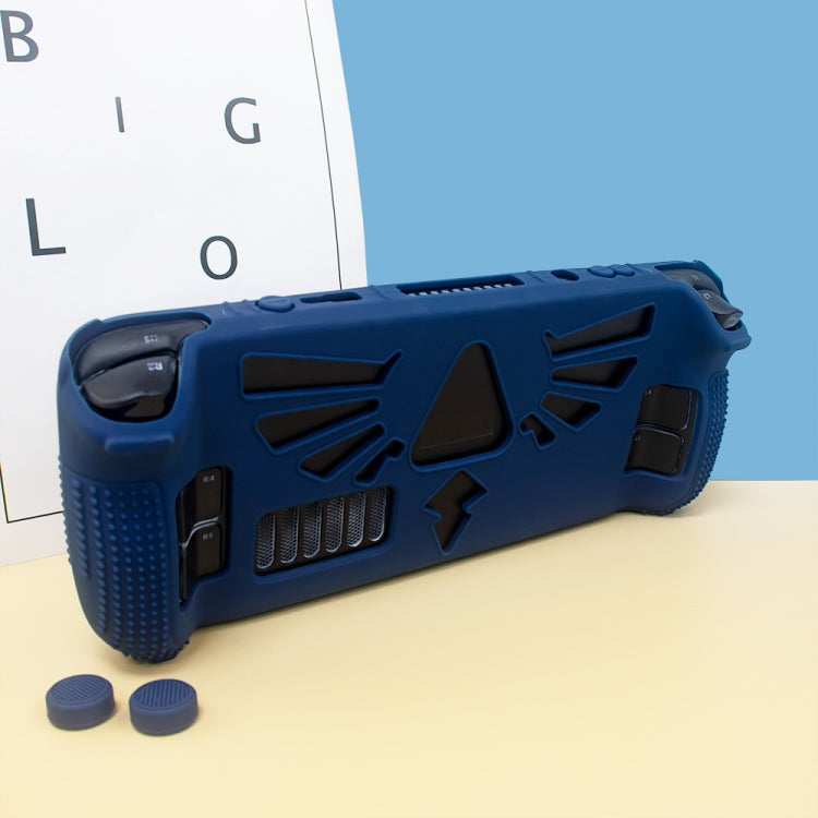 For Steam Deck V V4-1 Silicone Non-slip Protective Case for Pocket Consoles with Holder Function, V4-1(Green), V4-1(Blue), V4-1Black), V4-1(Red)