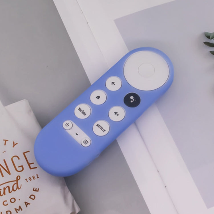 For Google Chromecast 2020 Y16 Remote Control Anti-fall Silicone Protective Case, Y16 (Black), Y16 (Red), Y16 (Blue), Y16 (Luminous Green), Y16 (Luminous Blue)