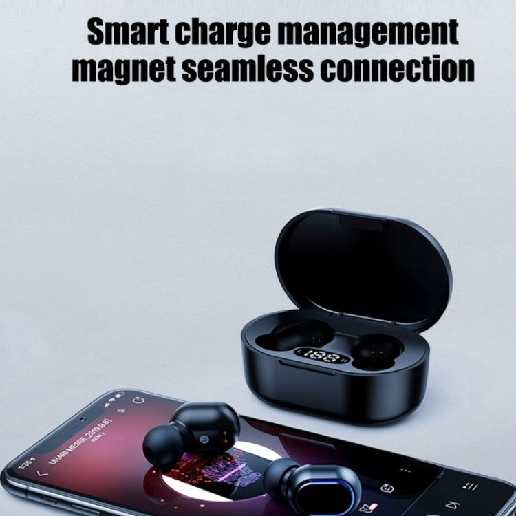 E7s Digital Sports Waterproof TWS Bluetooth 5.0 In-Ear Headphones, E7s (Green), E7s (Black), E7s (White), E7s (Yellow), E7s (Blue), E7s (Pink)