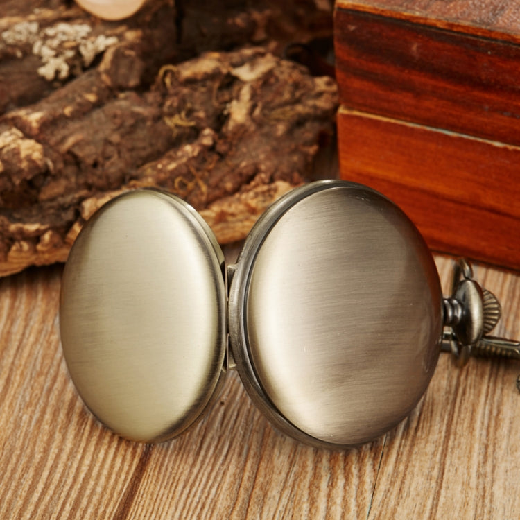 pm240 Classic Double Open Double Face Vintage Manual Mechanical Pocket Watch with Roman Lettering, Black Shell Black Face Gold Movement, Silver Shell Silver Face Silver Movement, Gold Shell Gold Face Movement, Round Opening Gold Shell Gold Face