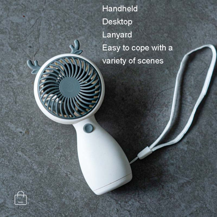 2pcs MLS6035 USB Mini Charging With Lanyard Small Fan, Style Random Delivery, MLS6035 Yellow, MLS6035 Green, MLS6035 Pink