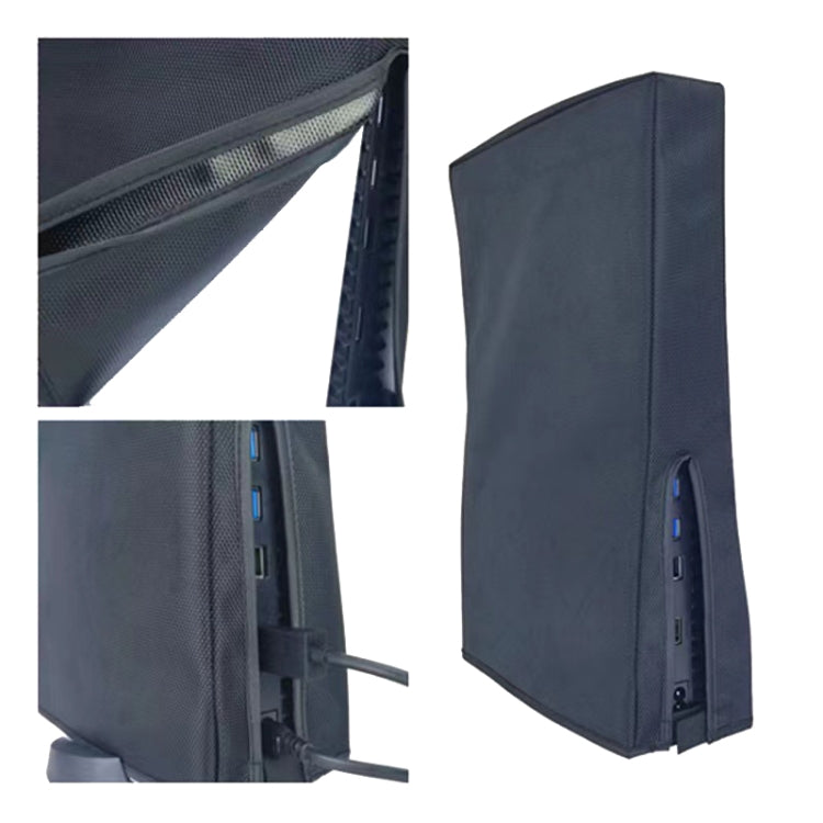 PS5-1 for Snoy PS5 Game Console Waterproof and Dustproof Protective Cover, (Vertical Black), (Vertical Gray), (Horizontal Black), (Horizontal Gray)