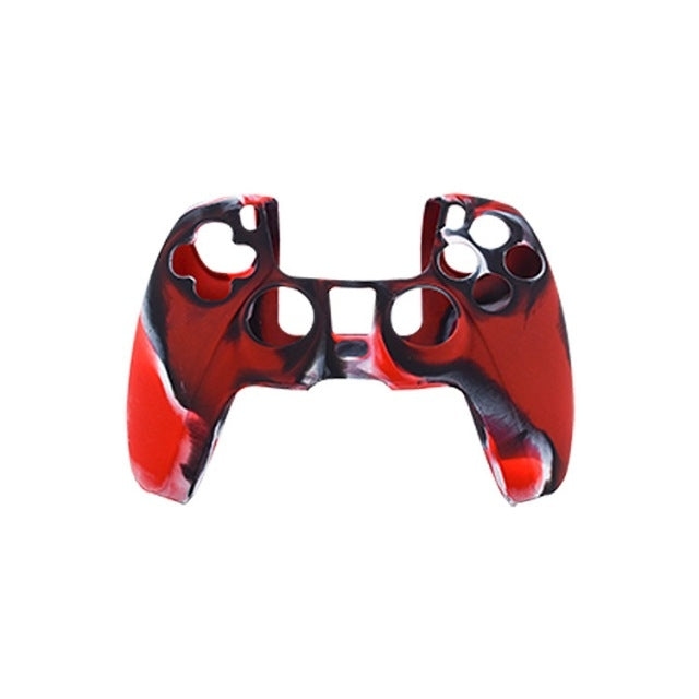 For PS5 Controller Silicone Case Protective Cover, White, Black, Camouflage Blue, Camouflage Red, Camouflage Green