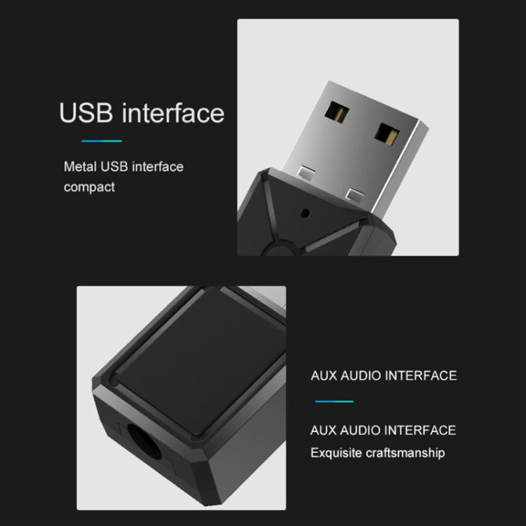 A30 USB Bluetooth 5.0 Receiver Transmitter Wireless Audio Adapter, A30