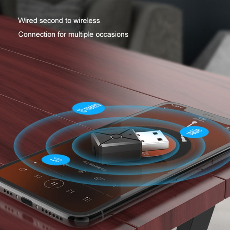 A30 USB Bluetooth 5.0 Receiver Transmitter Wireless Audio Adapter, A30