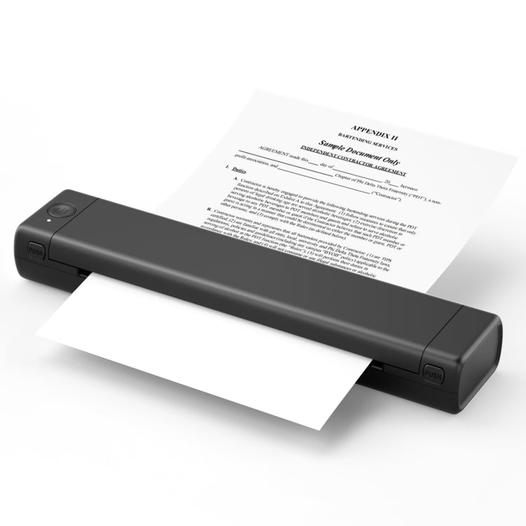 M08F Bluetooth Wireless Handheld Portable Thermal Printer, Black Green A4 Version, Black A4 Version, White A4 Version, White Orange A4 Version, Green A4 Version, Pink A4 Version, Gray A4 Version, Silver A4 Version, Black Green Letter Version...