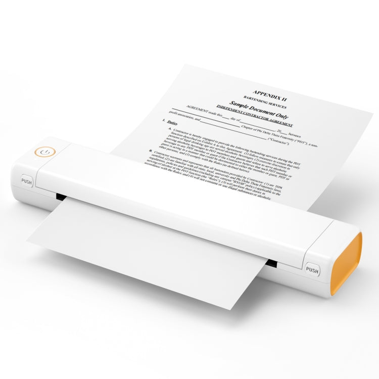 M08F Bluetooth Wireless Handheld Portable Thermal Printer, Black Green A4 Version, Black A4 Version, White A4 Version, White Orange A4 Version, Green A4 Version, Pink A4 Version, Gray A4 Version, Silver A4 Version, Black Green Letter Version...