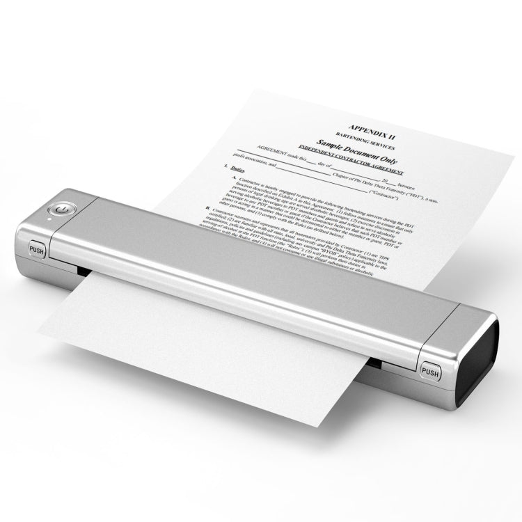 M08F Bluetooth Wireless Handheld Portable Thermal Printer, Black Green A4 Version, Black A4 Version, White A4 Version, White Orange A4 Version, Green A4 Version, Pink A4 Version, Gray A4 Version, Silver A4 Version, Black Green Letter Version...