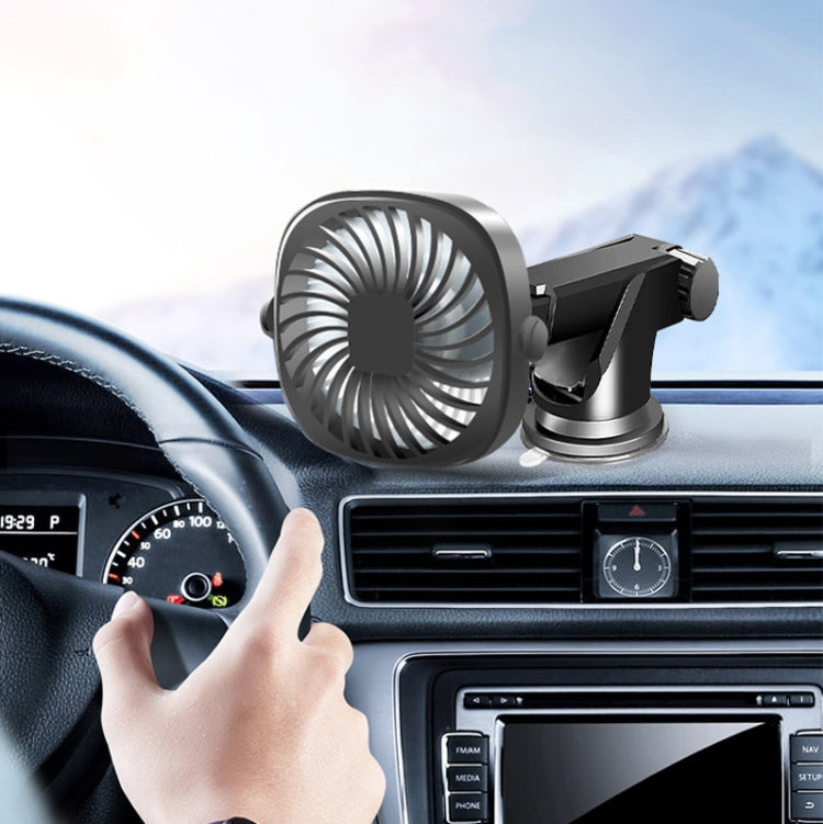 Car Suction Cup Fan Desktop Dormitory Office Kitchen Fan, Retractable (White), Retractable (Pink), Retractable(Black)