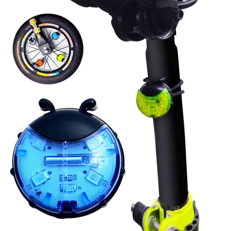 Ladybug Wheel Light Children Balance Bike Bicycle Hub Light, Manual Red