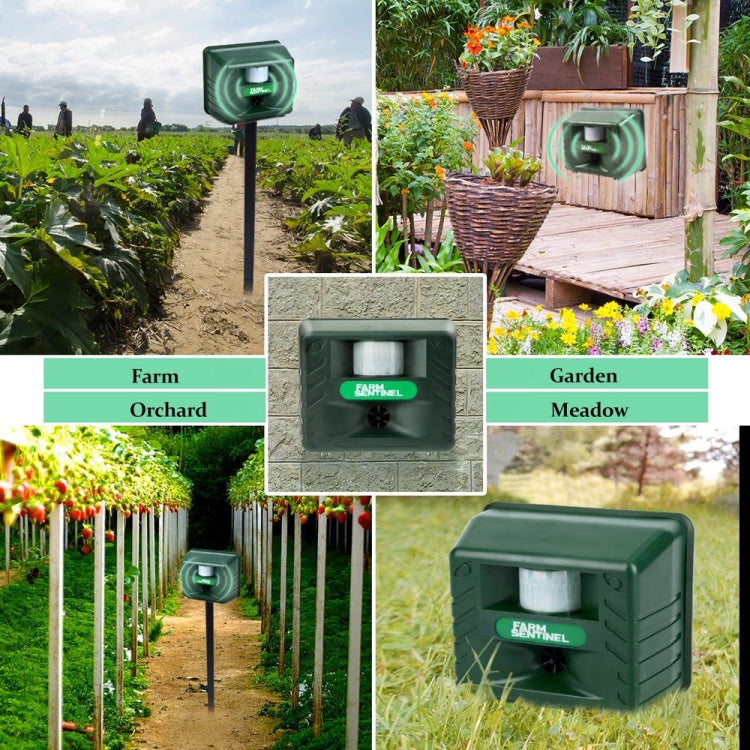 SK131 Garden Outdoor Ultrasonic Rat Repeller Snake Repelle Farm Animal Driving Device