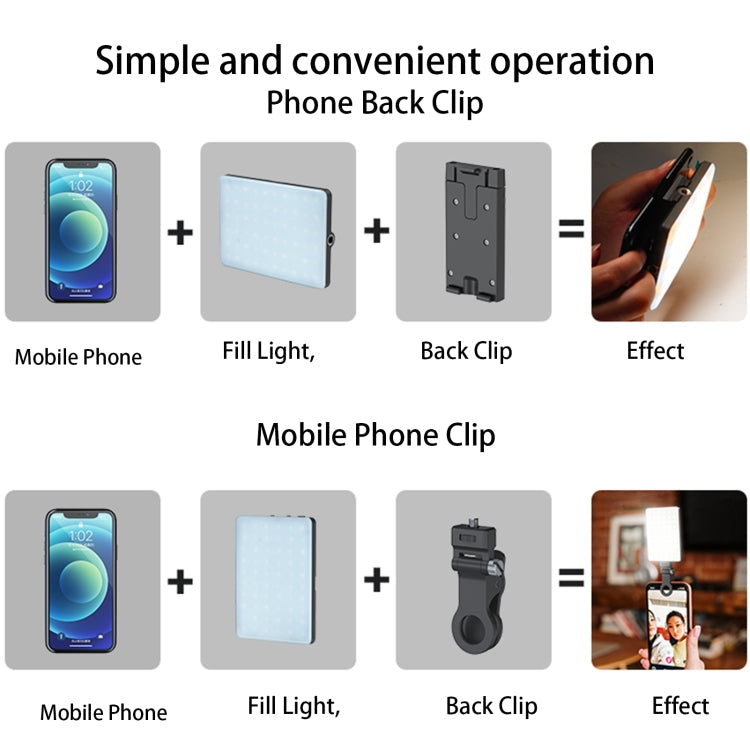 5W Mobile Phone Fill Light Live Broadcast Pocket Light, V11, V11SE, V11RGB