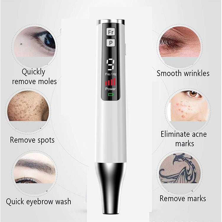 AA-A401 Small Freckle and Mole Removal Pen Tattoo and Eyebrow Removal Beauty Instrument, Red Light Plug-in, Blu-ray Plug-in, Red Light Battery, Blu-ray Battery