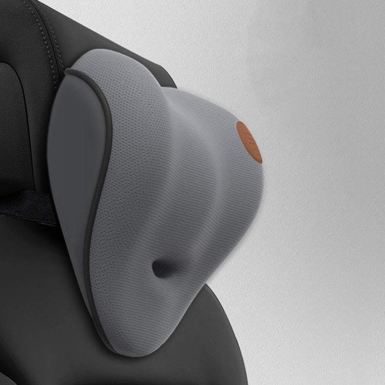 SR-21 Car Lumbar Cushion Headrest Seat Memory Foam Accessories, Style:, Ordinary Headrest (Black), Ordinary Headrest (Gray), Ordinary Headrest (Brown), Massage Headrest (Black), Massage Headrest (Gray), Massage Headrest (Brown)...