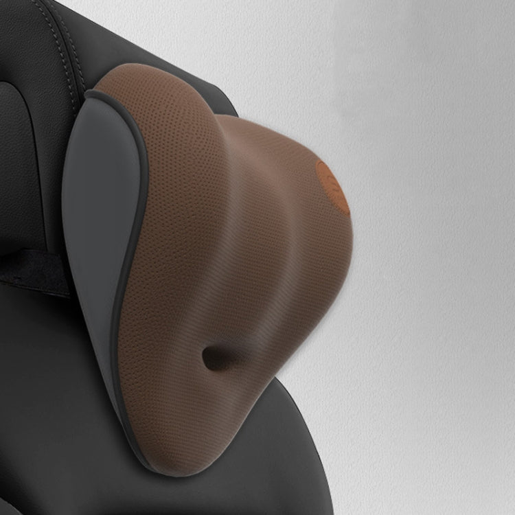 SR-21 Car Lumbar Cushion Headrest Seat Memory Foam Accessories, Style:, Ordinary Headrest (Black), Ordinary Headrest (Gray), Ordinary Headrest (Brown), Massage Headrest (Black), Massage Headrest (Gray), Massage Headrest (Brown)...