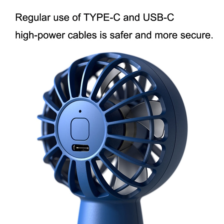 USB Outdoor Mini Handheld Brushless Motor Fan, Style:, 1200mAh, 1500mAh