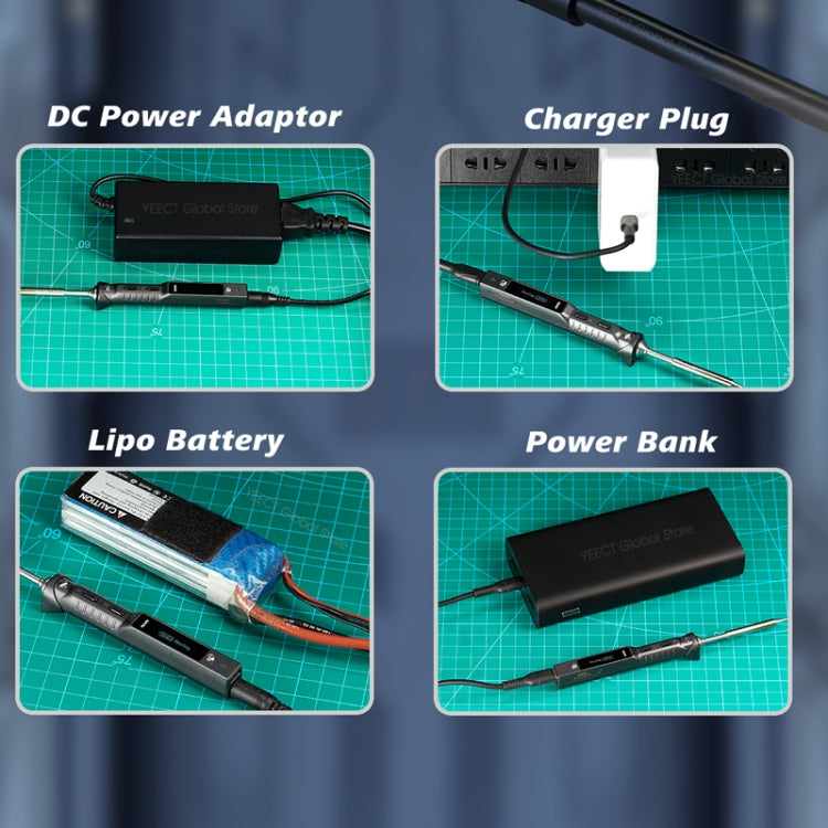 MINIWARE TS101 PD DC Soldering Iron 90W Portable Soldering Pen, With BC2 Soldering Iron Head, With B2 Soldering Iron Head, With I Soldering Iron Head, With KU Soldering Iron Head, With K Soldering Iron Head, With D24 Soldering Iron Head...