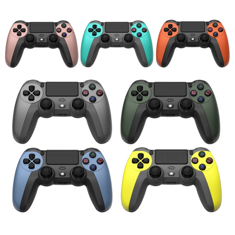 KM048 For PS4 Bluetooth Wireless Gamepad Controller 4.0 With Light Bar, KM048 (Rose Pink), KM048 (Lemon Yellow), KM048 (Mountain Blue), KM048 (Battle Gray), KM048 (Elegant Silver), KM048 (Elegant White), KM048 (Mint Green), KM048 (Cangling Green)...