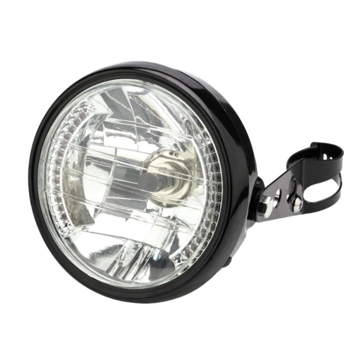 Motorcycle 7 Inch LED Headlamp Angel Ring Steering Function With Bracket, PE-D7inS01TZ 28-36MM, PE-D7inS01TZ 35-43MM