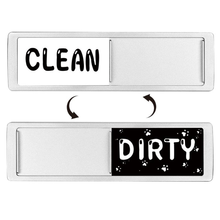 Dishwasher Magnet Clean Dirty Sign Double-Sided Refrigerator Magnet, Silver-Blue Gray, Black-Blue Gray, Silver-Black and White, Black-Black and White, Silver- Cat Claw), Turkish, Black Cat Claw, Black Love, Silver Love, Silver Gray White, Black Gray...