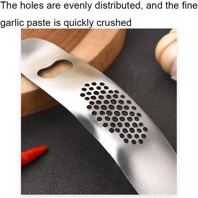 WGKT0089 430 Stainless Steel Boat Shaped Garlic Grinder Manual Garlic Press Tools Kitchen Gadgets, Garlic Grinder(Style 1), Garlic Grinder(Style 2)