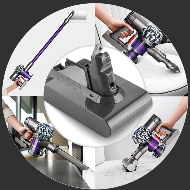 For Dyson V6 Series Handheld Vacuum Cleaner Battery Sweeper Spare Battery, V6 2.2Ah