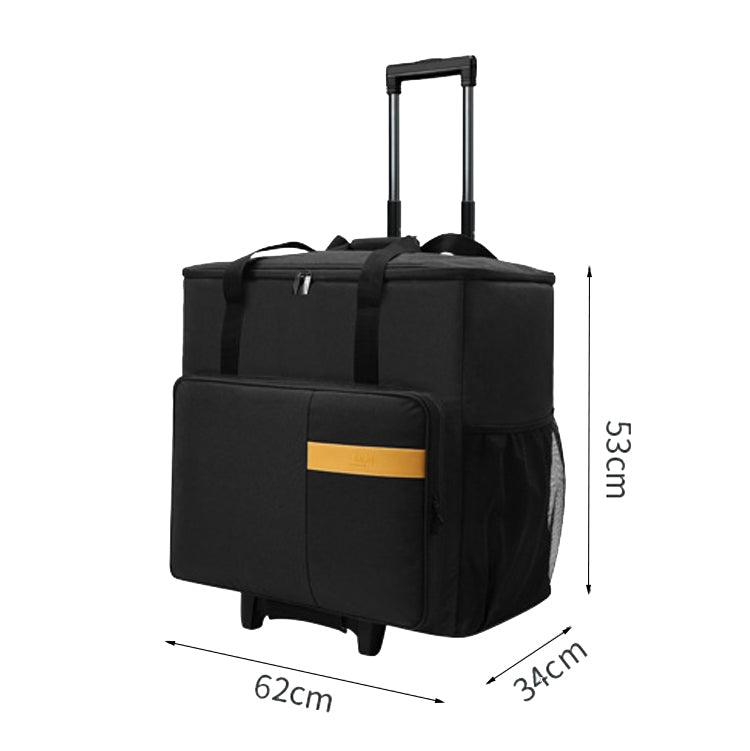 BUBM Computer Host Detachable Trolley Shockproof Waterproof Storage Bag With Wheels, 27 inch