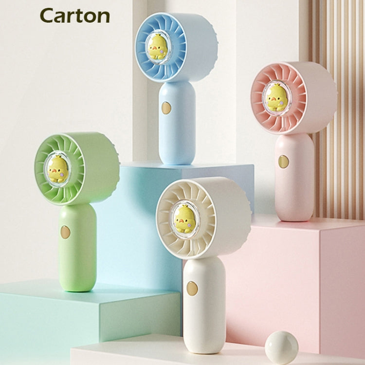 Hand Holds Small Fan Portable Mini Pocket Fan, Pink Duck, Blue Duck, Green Duck, White Duck, Pink Spray Plating Version, Blue Spray Plating Version, Green Spray Plating Version, White Spray Plating Version