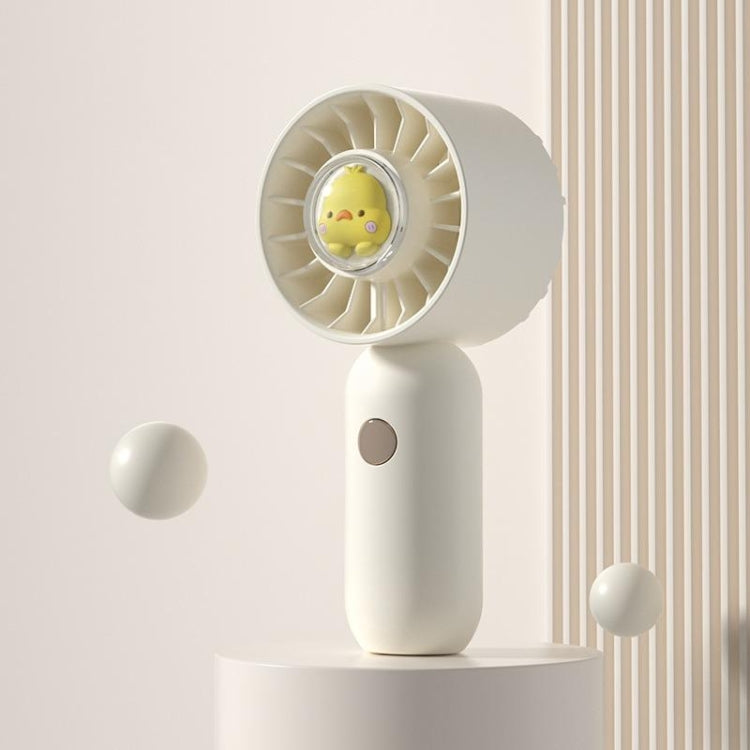 Hand Holds Small Fan Portable Mini Pocket Fan, Pink Duck, Blue Duck, Green Duck, White Duck, Pink Spray Plating Version, Blue Spray Plating Version, Green Spray Plating Version, White Spray Plating Version