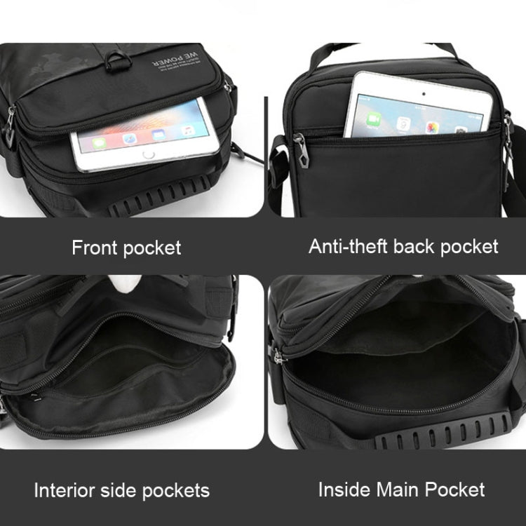 WEPOWER Men Sport Messenger Bag Outdoor Street Casual Messenger Bag