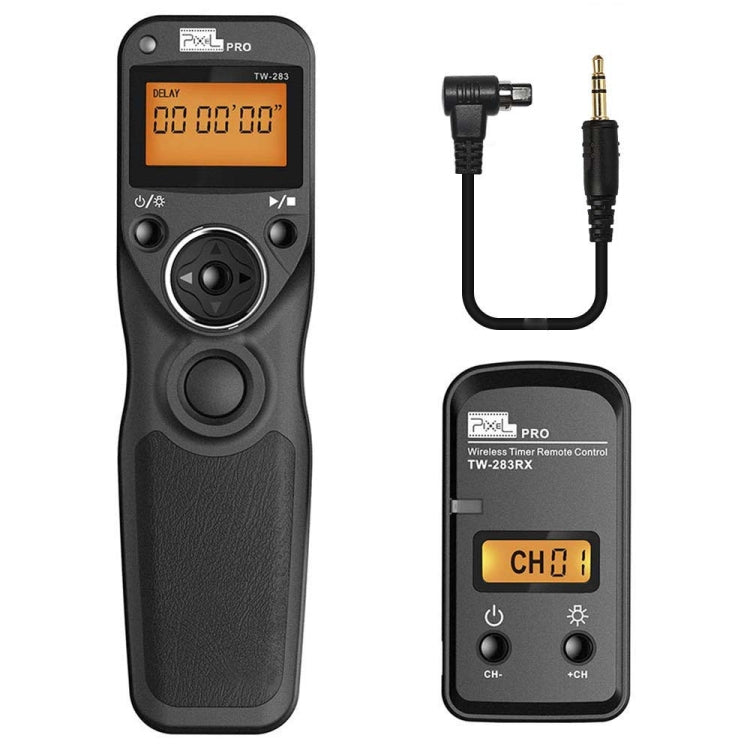 Pixel TW283 Shutter Wireless Delay Remote Control SLR Shutter Flasher, For Canon E3, For Nikon DC0, For Nikon DC2, For Sony S1, For Sony S2, For Instax 90, For Instax E3